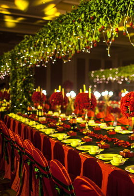 长桌婚礼布置57