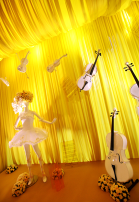 黄色系音乐婚礼