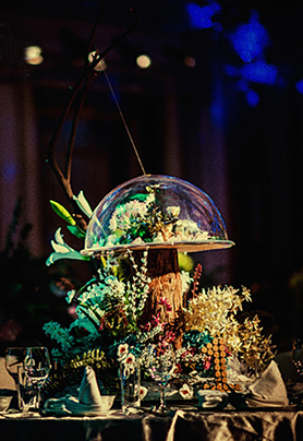 圆桌婚礼布置135