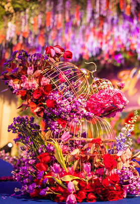 圆桌婚礼布置129