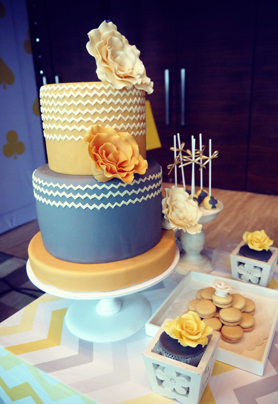 黄色系婚礼布置