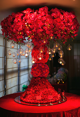 圆桌婚礼布置122