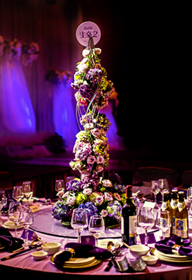 圆桌婚礼布置120