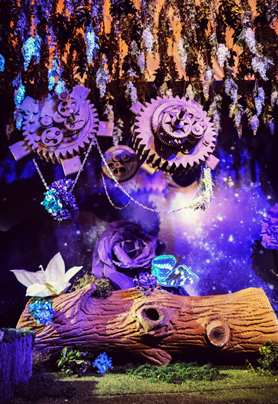 紫色系婚礼布置