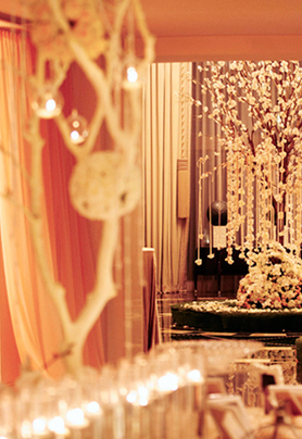 裸色系婚礼布置