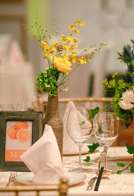 长桌婚礼布置44