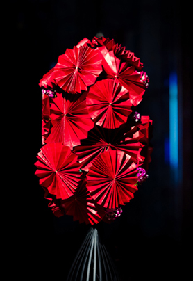 红黑色系婚礼布置