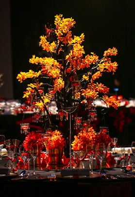 圆桌婚礼布置95