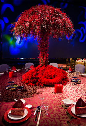 圆桌婚礼布置93