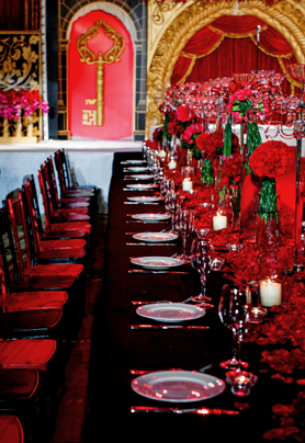 长桌婚礼布置34