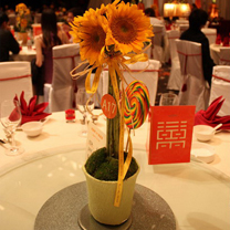 向日葵主题婚礼布置