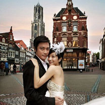 罗嘉良苏岩荷兰婚纱照