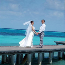 马尔代夫蜜月婚纱