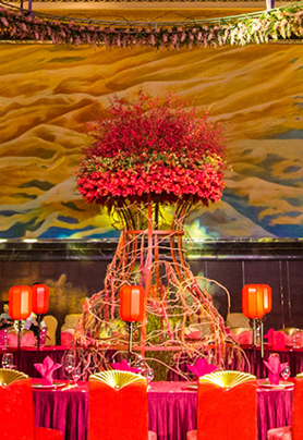 圆桌婚礼布置134