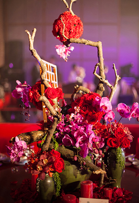 圆桌婚礼布置123