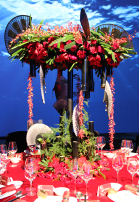 圆桌婚礼布置87