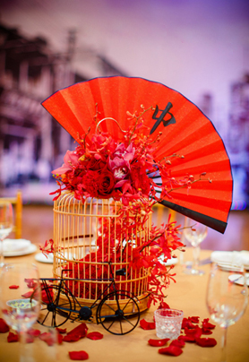 圆桌婚礼布置81