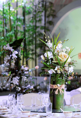 圆桌婚礼布置80