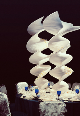 圆桌婚礼布置77