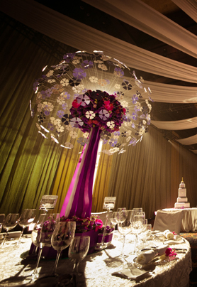 圆桌婚礼布置76