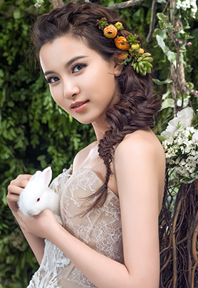 森系大片新娘造型