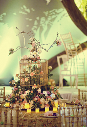 圆桌婚礼布置74