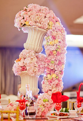 圆桌婚礼布置72