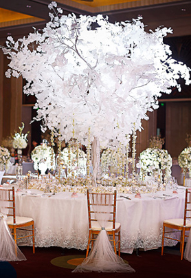 圆桌婚礼布置70