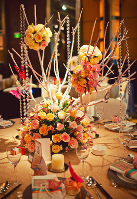 圆桌婚礼布置68