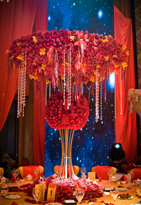 圆桌婚礼布置67