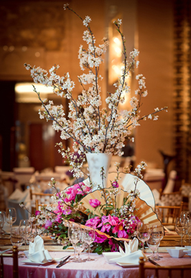 圆桌婚礼布置62