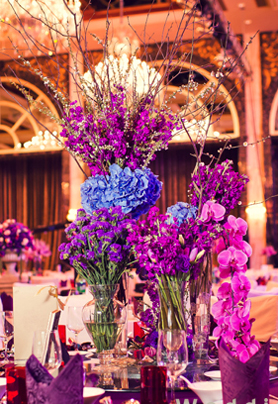 圆桌婚礼布置57