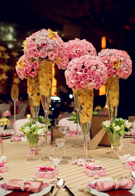 圆桌婚礼布置56