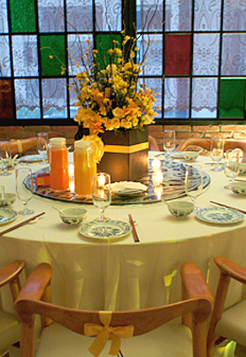 圆桌婚礼布置53