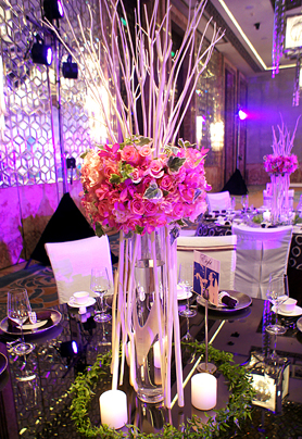 圆桌婚礼布置048