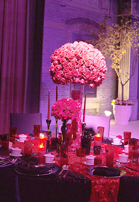 圆桌婚礼布置045