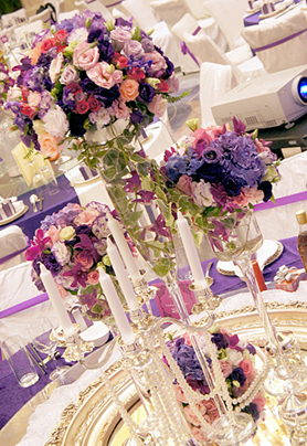 圆桌婚礼布置041