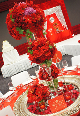 圆桌婚礼布置040