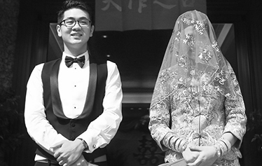 在天空中拍摄你的婚礼