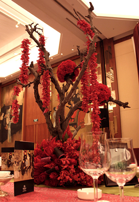 圆桌婚礼布置038