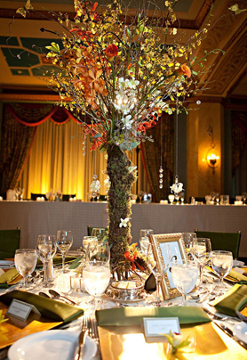 圆桌婚礼布置034