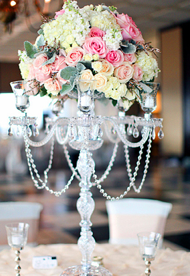 圆桌婚礼布置033