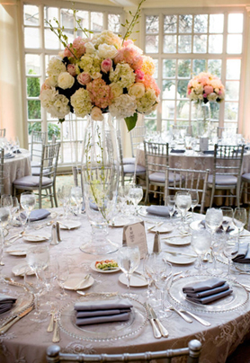 圆桌婚礼布置029