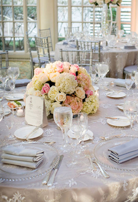 圆桌婚礼布置028