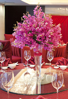 圆桌婚礼布置025