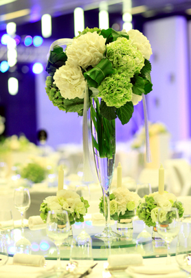 圆桌婚礼布置022