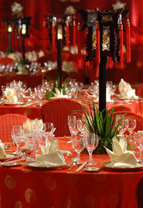 圆桌婚礼布置016