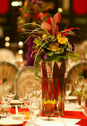 圆桌婚礼布置015