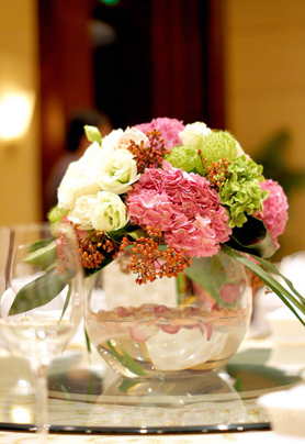 圆桌婚礼布置010