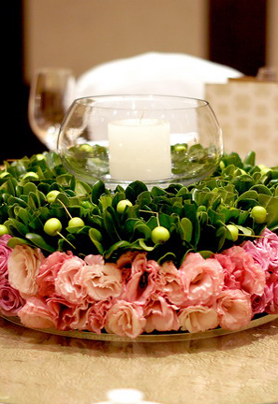 圆桌婚礼布置009